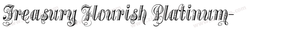 Treasury Flourish Platinum字体转换